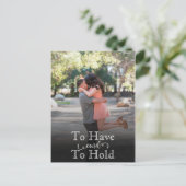 Om de Moderne Wendeling van de Tekst te hebben en Aankondigingskaart (Staand voorkant)