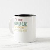 OM DE REDEN WAAROM WE REGELS HEBBEN T- TWEEKLEURIGE KOFFIEMOK (Voorkant links)