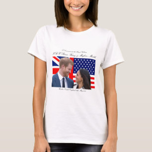 Om de Royal Wedding Harry en Meghan te herdenken T-shirt