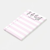 Om de Roze notities van de Stripes van het Manuscr Post-it® Notes (Schuin)