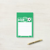 OM DE SOCCER VAN DE LIJST TE DOEN POST-IT® NOTES (Op bureau)