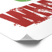 Om de tanden te reinigen poster (Hoek)