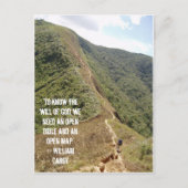 "Om de wil van God te kennen, briefkaart (Voorkant)