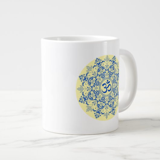 Om design grote koffiekop (Voorkant rechts)