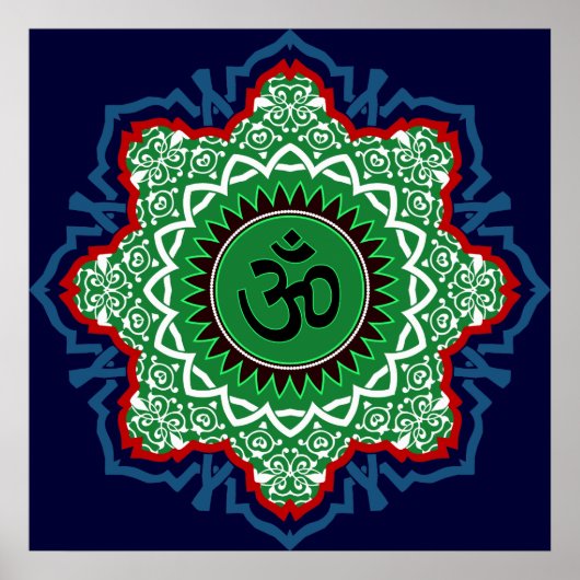 Om Design Poster (Voorkant)