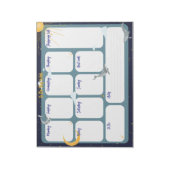 Om deze week te doen notitieblok (Linkerzijde)