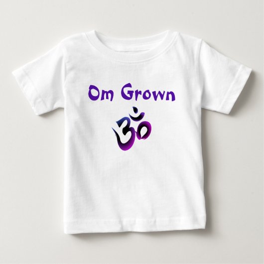 Om donker Paars Baby T-shirt te kweken (Voorkant)