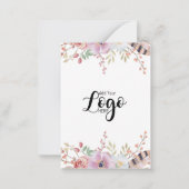 om een bachelorette te hebben en om je haar tegen notitiekaartje (Achterkant)