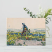 Om een boerenjongen te zijn | Winslow Homer (Staand voorkant)