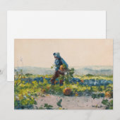 Om een boerenjongen te zijn | Winslow Homer (Voorkant / Achterkant)