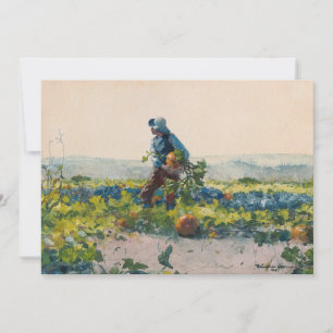 Om een boerenjongen te zijn   Winslow Homer