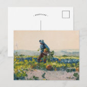 Om een boerenjongen te zijn | Winslow Homer Briefkaart (Voorkant / Achterkant)