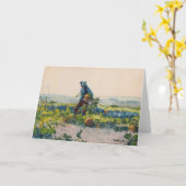 Om een boerenjongen te zijn | Winslow Homer Kaart (Gele Bloem)