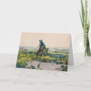 Om een boerenjongen te zijn   Winslow Homer Kaart