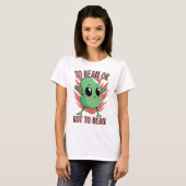 Om een boon te zijn of niet t-shirt (Voorkant volledig)