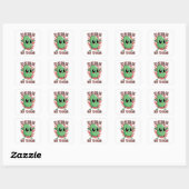 Om een boon te zijn of niet vierkante sticker (Vel)