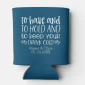 Om een bruiloft te moeten houden blikjeskoeler (Achterkant)