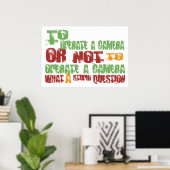 Om een camera in werking te stellen poster (Thuiskantoor)