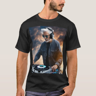 Om een DJ T-shirt met een printtitel te maken, hie