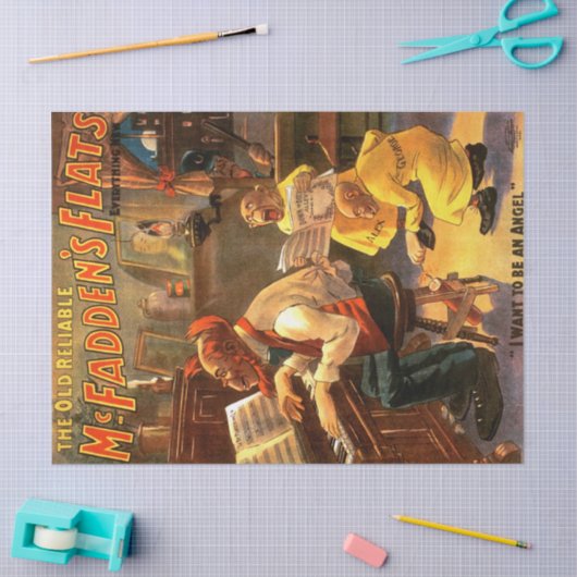 Om een engelendecoupage te zijn tissuepapier (Craft)