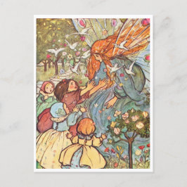Om een Fairy illustratie Briefkaart te ontmoeten