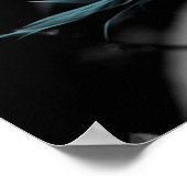 Om een gebroken hart te helen - witte rozenfoto poster (Hoek)