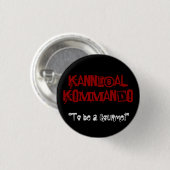 "Om een Gourmet te zijn" Ronde Button 3,2 Cm (Voorkant /achterkant)