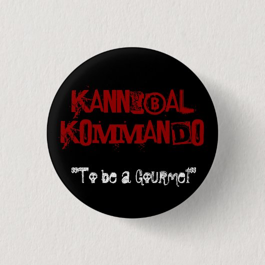 "Om een Gourmet te zijn" Ronde Button 3,2 Cm (Voorkant)