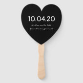 Om een hartswonden te hebben en te houden... handwaaier (Achterkant)