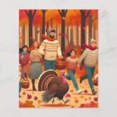 Om een kalkoen te vangen (Achterkant)