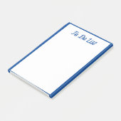 Om een lijst te maken met randranden blauw, eenvou post-it® notes (Schuin)