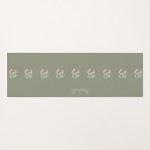 Om een olijfgroene douanenaam in te voeren yogamat (Achterkant (horizontaal))