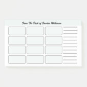 Om een overzicht te geven van het georganiseerde K Post-it® Notes (Voorkant)