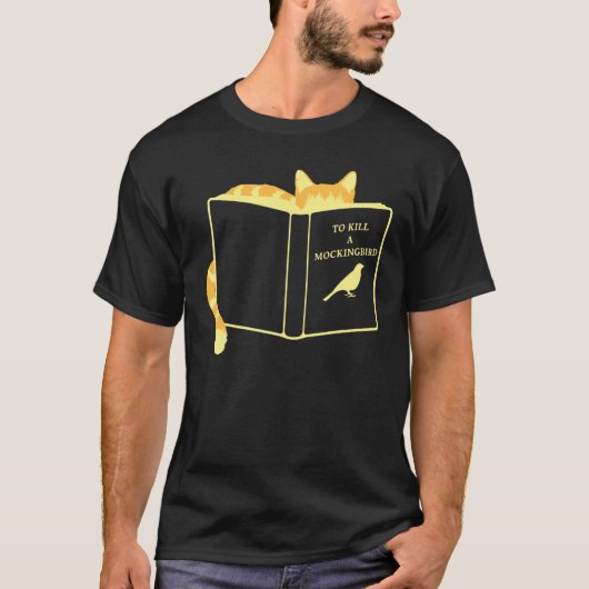 Om een spotvogel te doden Kat T-shirt (Voorkant)