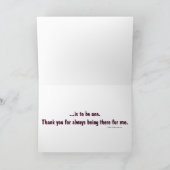 Om een vriend te hebben bedankkaart (Binnen)