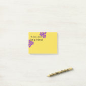 "Om een vriend te zijn" — vriendschapsofferte Post-it® Notes (Op bureau)