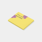 "Om een vriend te zijn" — vriendschapsofferte Post-it® Notes (Schuin)