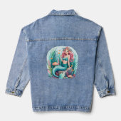 Om een zeemeermin te zijn denim jacket (Achterkant)