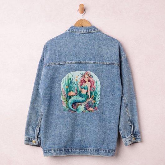 Om een zeemeermin te zijn denim jacket (Hangar)