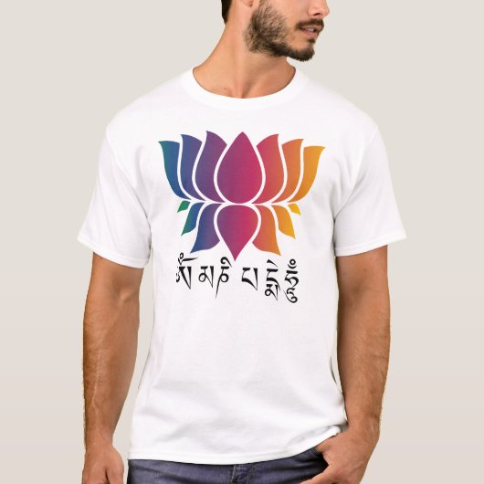 Om en Lotus T-shirt (Voorkant)