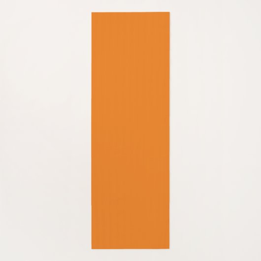 Om en Mandala in Sinaasappel en zwart Yogamat (Achterkant)