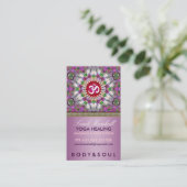 Om Energy Yoga Healing Star Visitekaartje (Staand voorkant)