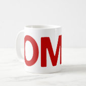 OM-er is geen G-mok voor koffie Koffiemok (Voorkant links)
