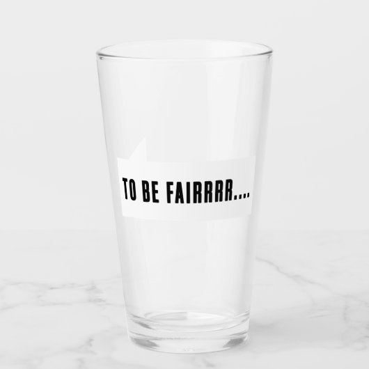 om fair letterkenny Glass Cup te zijn Glas (Voorkant)