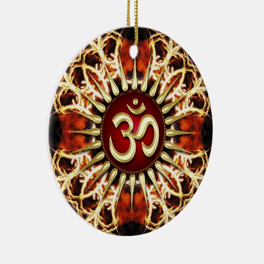 OM Fire Energy Spirit keramisch Ornament (Rechts)