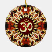 OM Fire Energy Spirit keramisch Ornament (Voorkant)