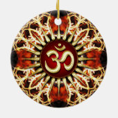 OM Fire Energy Spirit keramisch Ornament (Achterkant)
