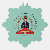 Om For The Holidays Ornament Card (Achterkant)