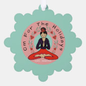 Om For The Holidays Ornament Card (Achterkant)