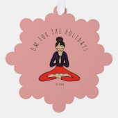 Om For The Holidays Ornament Card (Voorkant)